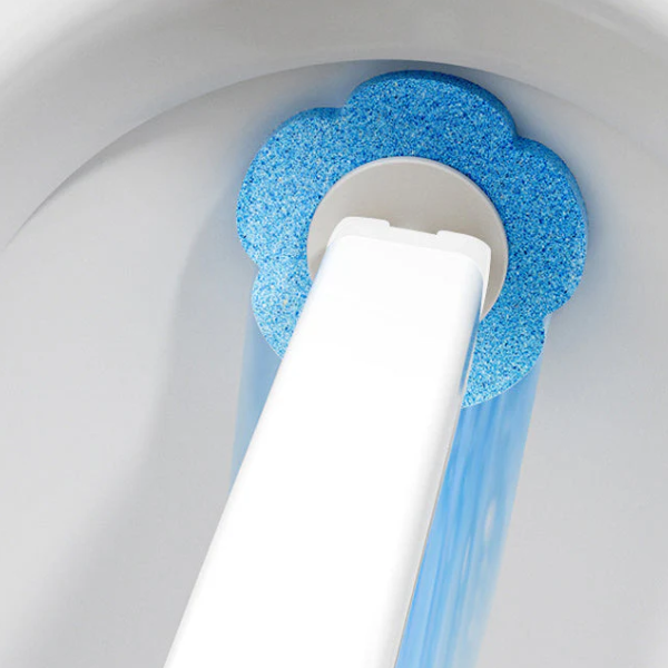 Wegwerp Toiletborstel met Antibacteriële Sponskoppen voor Hygiënisch Reinigen-Cleaning Accessory-DeWoonVallei-DeWoonVallei