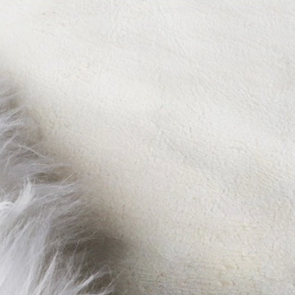 Witte Nepbont Schapenvacht Vloerkleed Extra Fluweelzacht Comfort voor Thuis-Rug-DeWoonVallei-DeWoonVallei