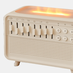 Witte Ruis Machine met Luchtbevochtiger en Vlamlicht voor Ontspanning en Diepe Slaap-Humidifier-DeWoonVallei-DeWoonVallei