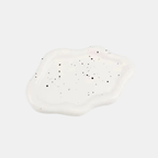 Witte Wolk Keramische Tray Onregelmatige Vorm Stijlvol Duurzaam-Tray-DeWoonVallei-Witte Glans-DeWoonVallei