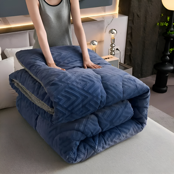Zacht Pluche All Season Dekbed Comfort Dubbelzijdige Fleece Warmte-Bedding-DeWoonVallei-DeWoonVallei