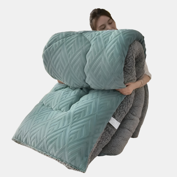 Zacht Pluche All Season Dekbed Comfort Dubbelzijdige Fleece Warmte-Bedding-DeWoonVallei-DeWoonVallei