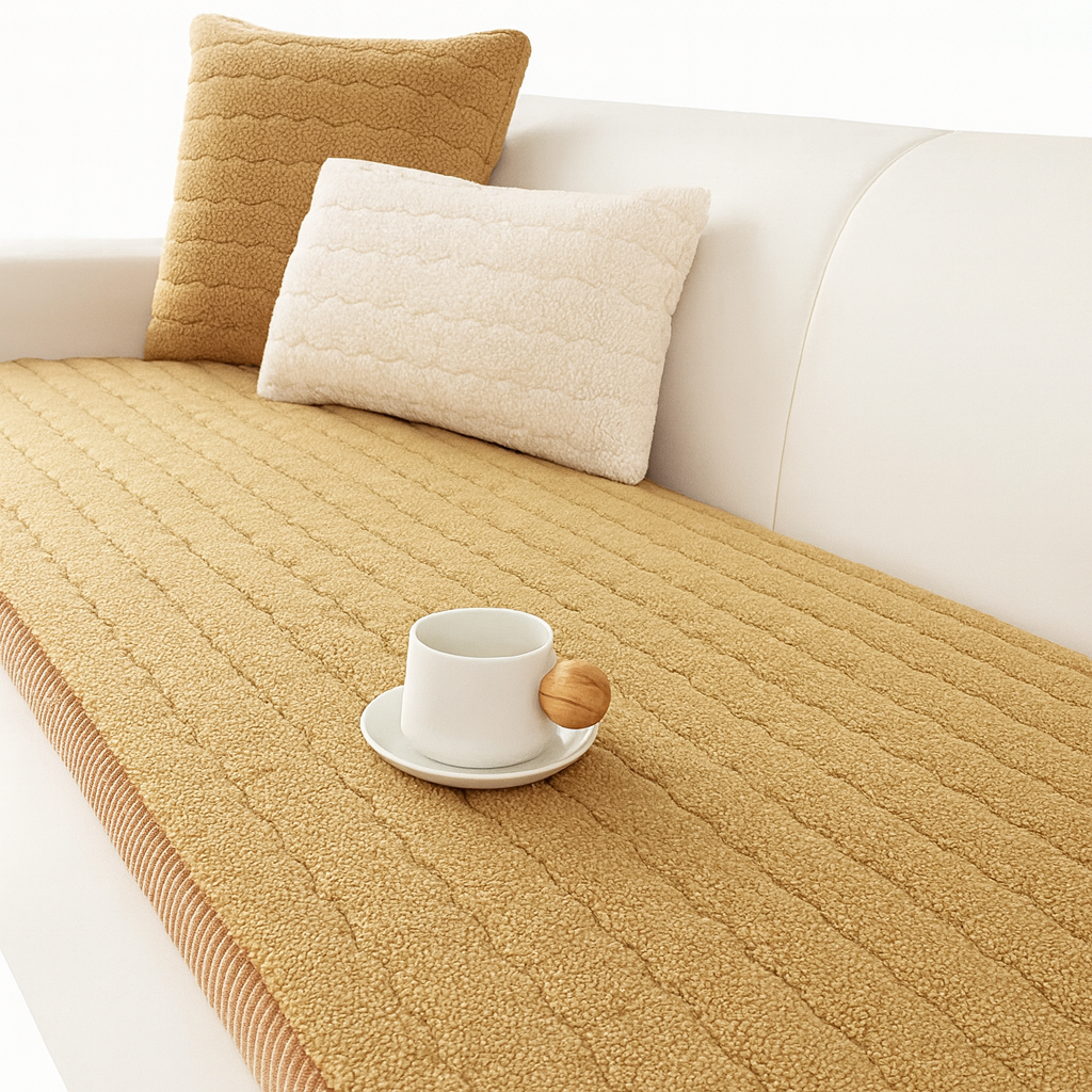 Zachte Antislip Fleece Bankovertrek – Warmte & Bescherming voor Jouw Bank-Slipcovers-DeWoonVallei-DeWoonVallei