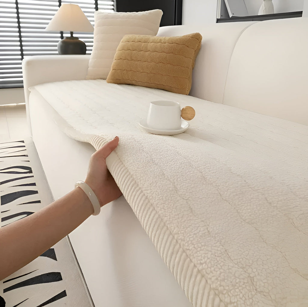 Zachte Antislip Fleece Bankovertrek – Warmte & Bescherming voor Jouw Bank-Slipcovers-DeWoonVallei-DeWoonVallei