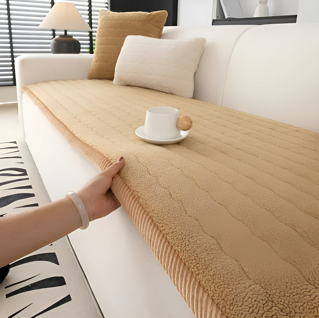 Zachte Antislip Fleece Bankovertrek – Warmte & Bescherming voor Jouw Bank-Slipcovers-DeWoonVallei-DeWoonVallei