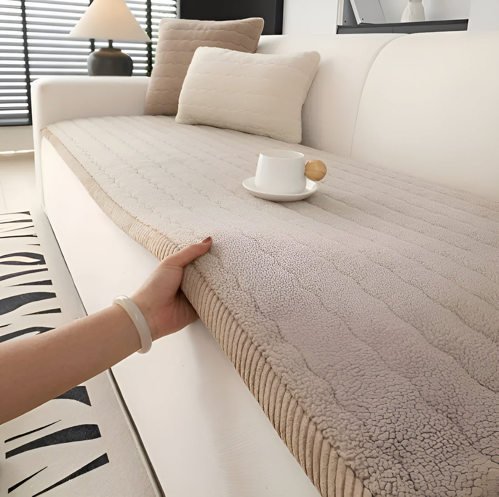 Zachte Antislip Fleece Bankovertrek – Warmte & Bescherming voor Jouw Bank-Slipcovers-DeWoonVallei-DeWoonVallei
