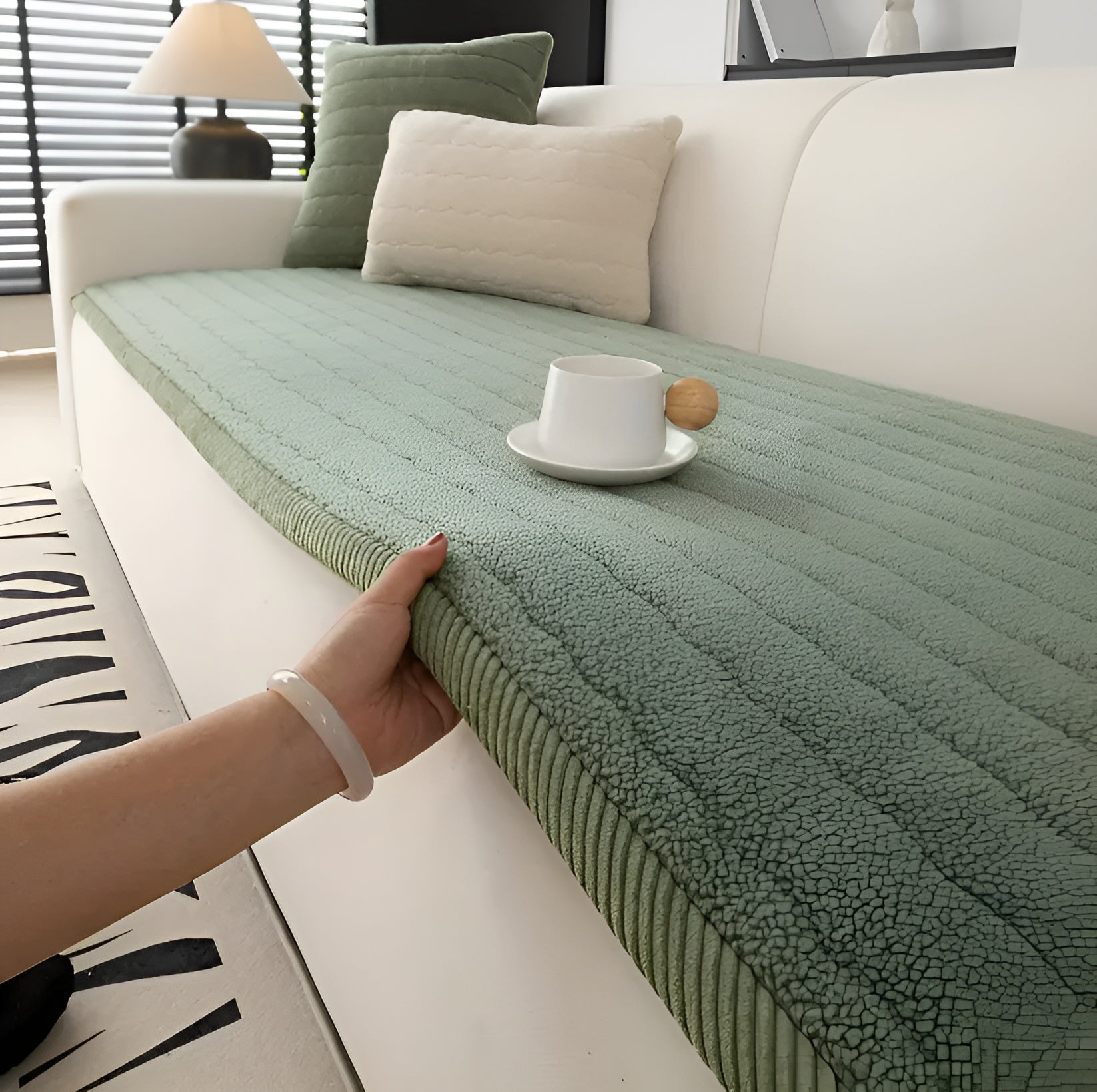 Zachte Antislip Fleece Bankovertrek – Warmte & Bescherming voor Jouw Bank-Slipcovers-DeWoonVallei-DeWoonVallei