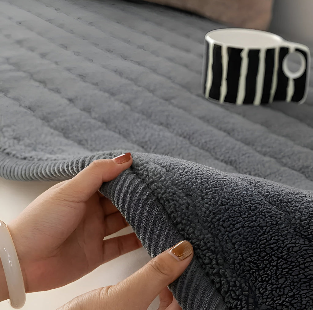 Zachte Antislip Fleece Bankovertrek – Warmte & Bescherming voor Jouw Bank-Slipcovers-DeWoonVallei-DeWoonVallei