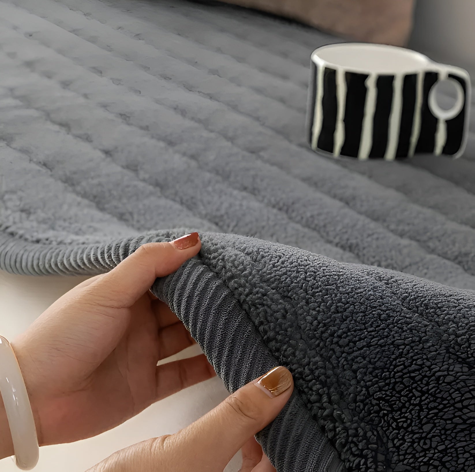 Zachte Antislip Fleece Bankovertrek – Warmte & Bescherming voor Jouw Bank-Slipcovers-DeWoonVallei-DeWoonVallei