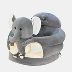 Zachte Babystoel voor Baby’s Pluche Comfort Ondersteuning voor Eerste Zitmomenten-Toys-DeWoonVallei-Grijs-DeWoonVallei