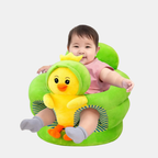 Zachte Babystoel voor Baby’s Pluche Comfort Ondersteuning voor Eerste Zitmomenten-Toys-DeWoonVallei-Groen-DeWoonVallei