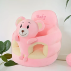 Zachte Babystoel voor Baby’s Pluche Comfort Ondersteuning voor Eerste Zitmomenten-Toys-DeWoonVallei-Lichtroze-DeWoonVallei