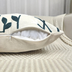 Zachte Daisy Bloemen Kussensloop voor Gezellig en Elegant Interieur-Cushion Cover-DeWoonVallei-DeWoonVallei