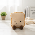 Zachte Pluchen Broodknuffel Schattig Voedselontwerp Comfortvriend-Dekens en Kussens-DeWoonVallei-DeWoonVallei