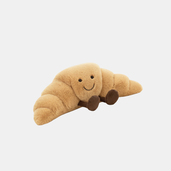 Zachte Pluchen Broodknuffel Schattig Voedselontwerp Comfortvriend-Dekens en Kussens-DeWoonVallei-DeWoonVallei