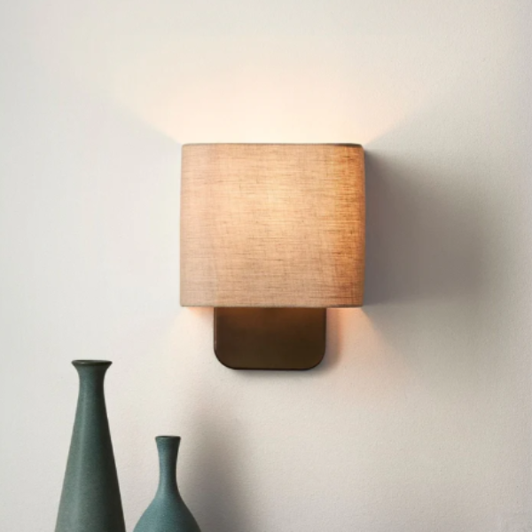 Zachte Stoffen Luxe Metalen Wandlamp voor Slaapkamer Leeslicht-Fabric Lamp-DeWoonVallei-DeWoonVallei