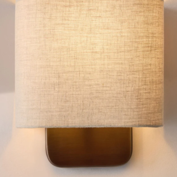 Zachte Stoffen Luxe Metalen Wandlamp voor Slaapkamer Leeslicht-Fabric Lamp-DeWoonVallei-DeWoonVallei