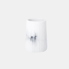 Zandsteen Badkamer Accessoires Set Moderne Gegraveerde Stijl voor Elegante Organisatie-Bathroom Accessories-DeWoonVallei-Marmerwit Tandenborstelbeker-DeWoonVallei