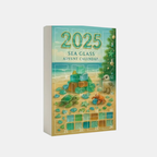 Zee Glas Kerstboom Adventskalender 24 Dagen Kuststijl Vakantie Aftelkalender met 2D Acrylornamenten Perfect Cadeau voor Strand en Natuurliefhebbers-Advent calendar-DeWoonVallei-DeWoonVallei