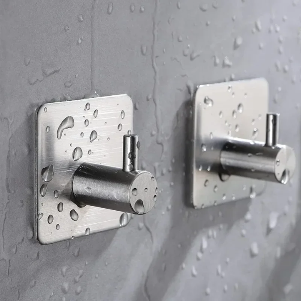 Zelfklevende Wandhaken van Roestvrij Staal Stevig, Veelzijdig en Elegant-Hooks-DeWoonVallei-DeWoonVallei