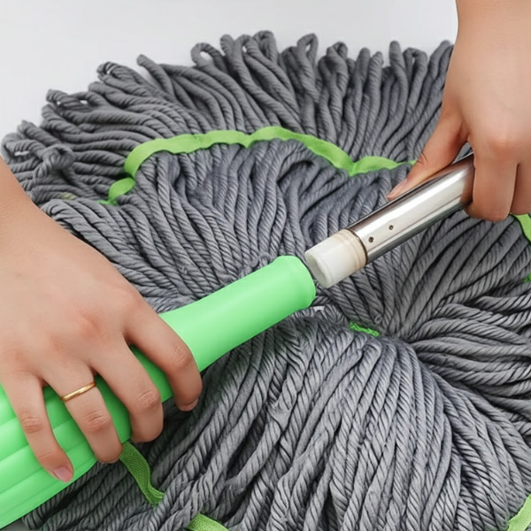 Zelfwringende Mop Eenvoudig Knijpontwerp voor Sneldrogende Vloeren-Cleaning Materials-DeWoonVallei-DeWoonVallei