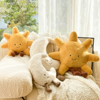 Zonne en Maankussen Set Mystiek Design & Gezellig Comfort-Throw Pillow-DeWoonVallei-DeWoonVallei