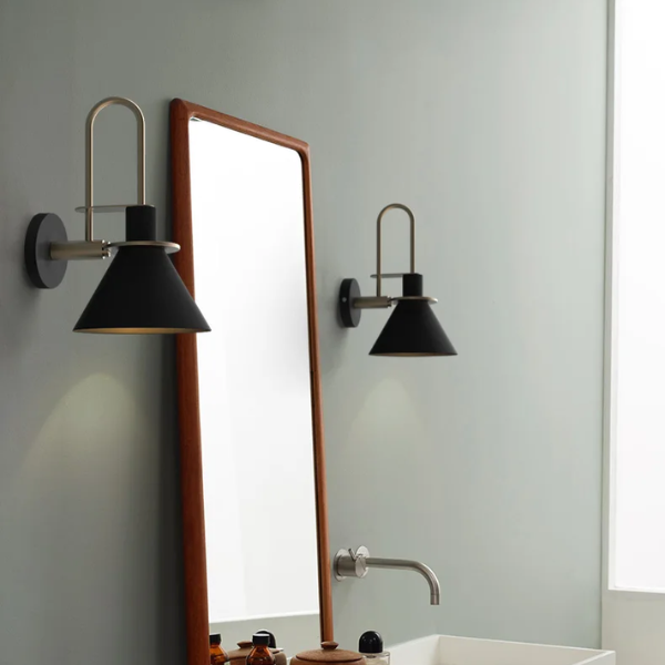 Zwart Gouden Wandlamp Moderne Metalen Lichtarmatuur voor Binnen en Buiten Warm Wit-Wall Light-DeWoonVallei-DeWoonVallei