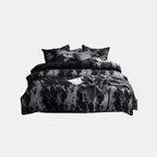 Zwart Marmer Beddengoedset Moderne Microvezel Stijl voor Stijlvolle Comfortabele Slaapkamers-Duvet Cover-DeWoonVallei-DeWoonVallei